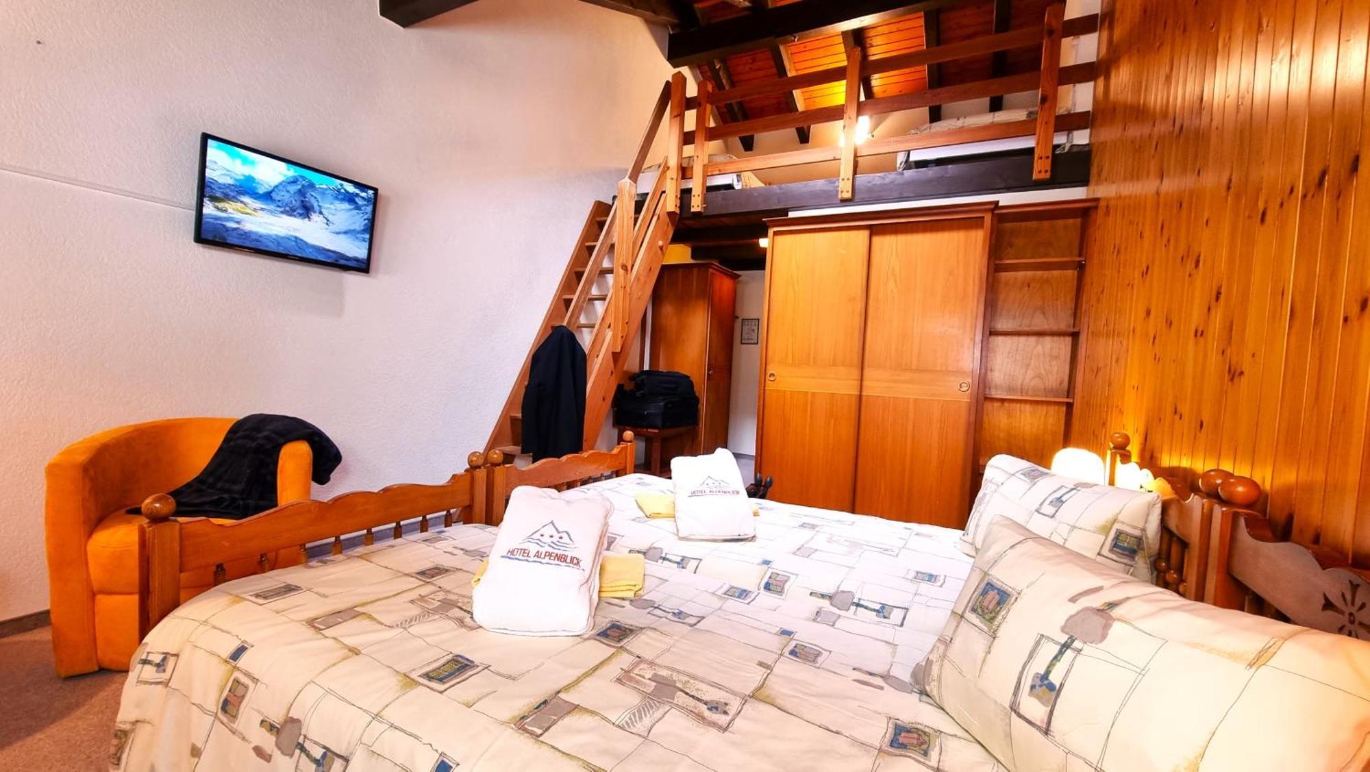 Hotel Alpenblick-Leukerbad-Therme Zimmer foto